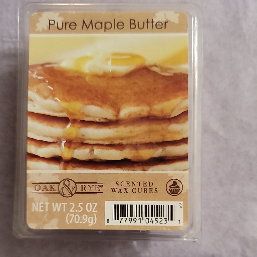 🌟NIB🌟 Oak & Rye Pure Maple Butter Scented Wax Cubes